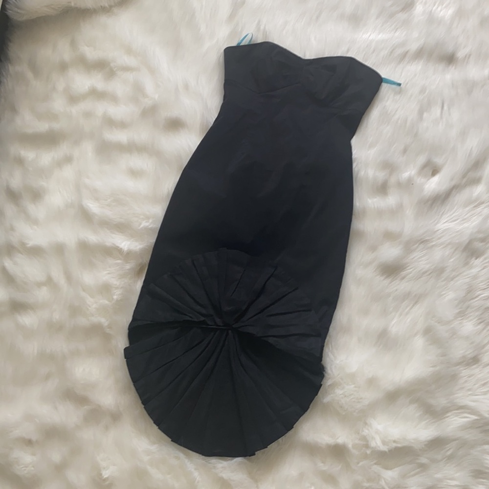 Black strapless Marciano dress